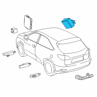 OEM 2020 Lexus NX300 Receiver Assembly, Electrical Diagram - 897B0-78041