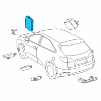 OEM 2015 Lexus NX200t Computer Assy, Smart Diagram - 89990-78071