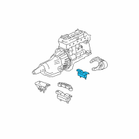 OEM 2007 Chevrolet Colorado Rear Mount Diagram - 15171918