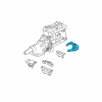 OEM 2005 GMC Canyon Front Mount Diagram - 15925796