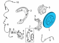 OEM 2020 BMW 330i BRAKE DISC, LIGHTWEIGHT, VEN Diagram - 34-10-6-880-072