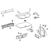 OEM 2021 Toyota Corolla Handle Diagram - 58470-12010