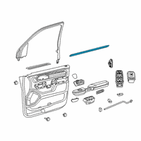 OEM Ram 1500 W/STRIP-Door Belt Inner Diagram - 68359296AB