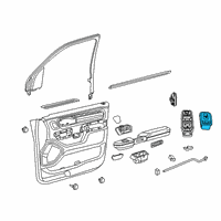 OEM 2021 Ram 1500 Switch-Front Door Diagram - 68320751AA