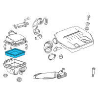 OEM 2014 Cadillac ELR Filter Diagram - 20871244