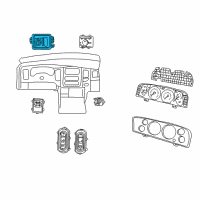 OEM 2005 Dodge Ram 1500 Switch-HEADLAMP Diagram - 56045536AC