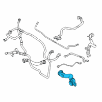 OEM 2022 BMW X3 HOSE WATER PUMP Diagram - 17-12-8-054-853