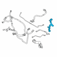 OEM 2022 BMW X4 HOSE ELECTRIC COOLANT PUMP Diagram - 17-12-8-053-469
