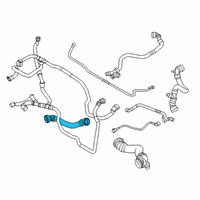 OEM 2020 BMW X4 HOSE, RADIATOR Diagram - 17-12-8-054-854