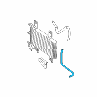 OEM Nissan Pathfinder Hose-Radiator To Oil Cooler Diagram - 21635-ZS20A