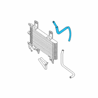 OEM 2012 Nissan Pathfinder Hose-Oil Cooler Diagram - 21633-ZS20A