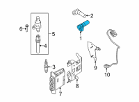 OEM Ford E-150 Camshaft Sensor Diagram - 7L3Z-6B288-A