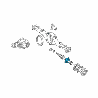 OEM 2003 Toyota Tacoma Bearing Housing Diagram - 42421-35050