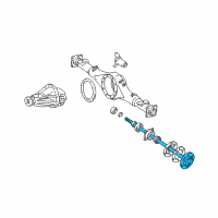 OEM 2000 Toyota Tacoma Axle Shafts Diagram - 42311-35350