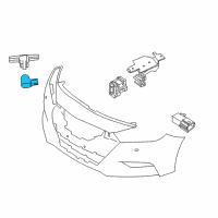 OEM 2018 Nissan Maxima Sensor Unit-Distance Diagram - 28438-4RA1C