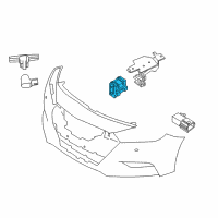 OEM 2018 Nissan Maxima Sensor Assy Distance Diagram - 28438-4RA1A