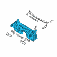 OEM BMW 325xi Splash Wall Diagram - 41-13-8-230-518