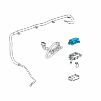 OEM GMC Sierra 1500 Upper Cover Diagram - 84223919