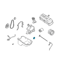 OEM 2004 Mercury Monterey Front Cover Oil Seal Diagram - 4F2Z-6700-AA