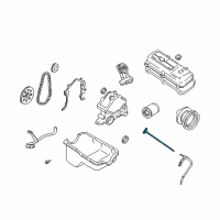 OEM 1999 Ford Mustang Dipstick Diagram - XR3Z-6750-AA