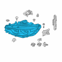 OEM 2020 BMW 440i Right Led Headlight Diagram - 63-11-7-478-160