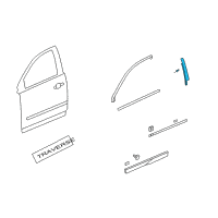 OEM 2008 Saturn Outlook Applique Diagram - 22825483