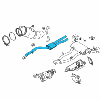 OEM BMW X4 Front Silencer Diagram - 18-30-8-693-965