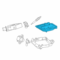 OEM Dodge Sprinter 2500 Powertrain Control Module Diagram - 68056342AA