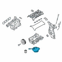 OEM 2021 Nissan Versa Pan Assy-Oil Diagram - 11110-5RB1A