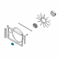 OEM BMW Bracket, Fan Housing Diagram - 17-11-1-440-193