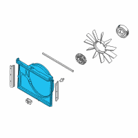 OEM BMW Fan Shroud Diagram - 17-11-2-229-122