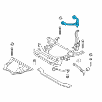 OEM 2019 BMW X6 Top Left Camber Correction Control Arm Diagram - 31-12-6-863-333