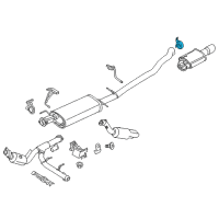 OEM Ford Rear Hanger Diagram - 8L1Z-5260-A