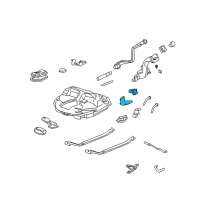 OEM 1999 Honda Civic Sensor Assy., Vent Pressure Diagram - 04101-P2P-A01