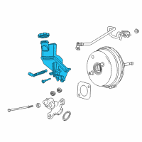 OEM GMC Terrain Master Cylinder Reservoir Diagram - 84560475