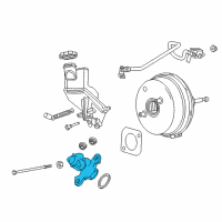 OEM 2022 GMC Terrain Master Cylinder Diagram - 84667590