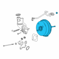 OEM 2018 GMC Terrain Power Brake Booster Kit(Vacuum) Diagram - 84104228