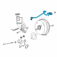 OEM 2021 GMC Terrain Vacuum Hose Diagram - 84974392