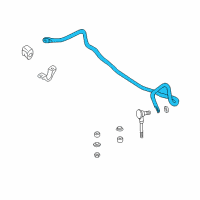 OEM 1996 Nissan Quest Bar TORSION STB Diagram - 54611-7B000