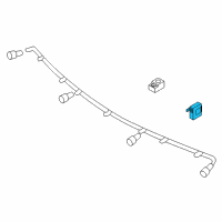 OEM Kia Sedona Unit Diagram - 0K58A677P0