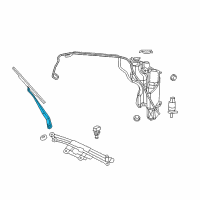 OEM 1997 Dodge Dakota Arm WIPER-Front WIPER Diagram - 55154854AF