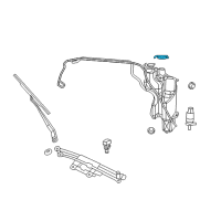 OEM Dodge Dakota Cap-Washer Reservoir Diagram - 55056485AA