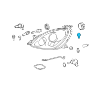 OEM Lexus SC430 Bulb Diagram - 90981-AF001