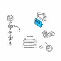 OEM Dodge Durango Powertrain Control Module Diagram - 56040063AA