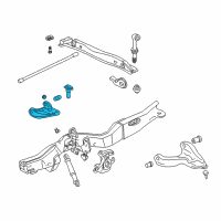OEM 2000 Oldsmobile Bravada Front Upper Control Arm Kit Diagram - 15661508