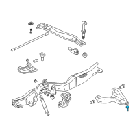 OEM 1990 GMC S15 Jimmy Lower Ball Joint Diagram - 88967425