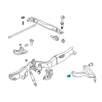 OEM 2000 Oldsmobile Bravada Bushing Asm-Steering Knuckle Lower Control Arm Front Diagram - 14041609