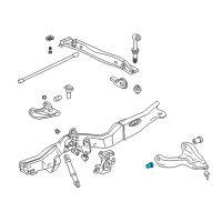 OEM 2001 GMC Safari Bushing Asm-Steering Knuckle Lower Control Arm Front Diagram - 14041609