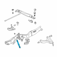 OEM 1999 Chevrolet S10 Front Shock Absorber Kit Diagram - 12477891