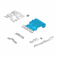 OEM 2007 Ford Explorer Sport Trac Floor Pan Diagram - 7A2Z-7811218-A